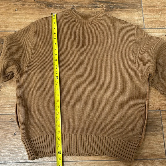 VTG Hill & Archer | Genuine Suede Knit Pull over - Picture 6 of 7